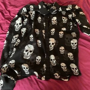 Skull blouse